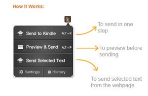 Send to Kindle Web