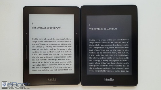 Kindle Paperwhite 4 Vs Kindle Voyage Comparison Review The Ebook Reader Blog