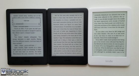 2019 Kindle Comparison