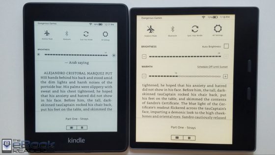 Kindle Oasis 3 vs Kindle Paperwhite