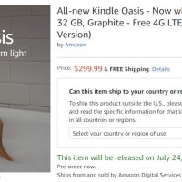 Something is Amiss with the Price of the Kindle Oasis 3 with 4G LTE Kindle Oasis 4g LTE