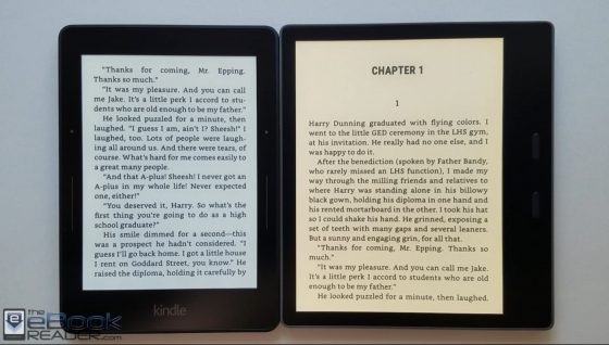 Kindle Oasis 3 vs Kindle Voyage