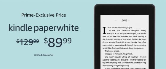 Kindle Paperwhite Sale