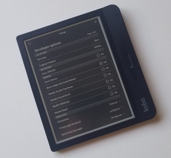 Kobo Libra Inverted Mode