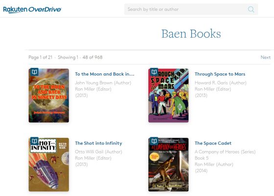 Baens Books OverDrive