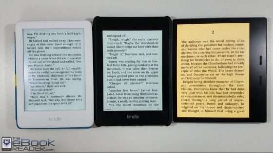 Kindle Lineup Comparison