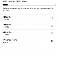 How to Quickly Free up Additional Storage Space on Your Kindle kindle storage screenshot