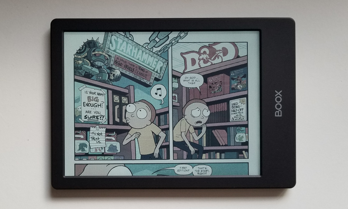 Color E Ink Review Kaleido EReader Screens Video The EBook Reader 