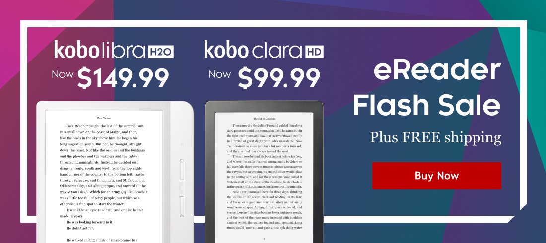 Kobo eReaders On Sale: $20 off Kobo Clara HD and Kobo Libra H2O | The ...