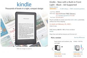 Kindle Backordered