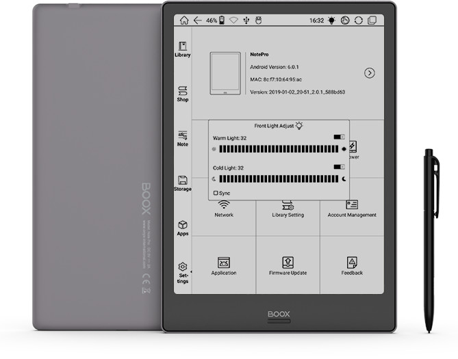 Boox Note Pro 10.3 Android 9.0 upgade
