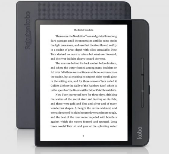 kobo libra h20 screen size