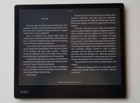 Kobo Elipsa Dark Mode