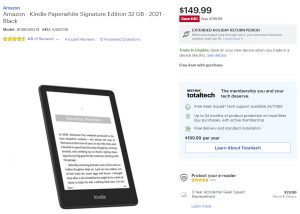 Kindle Paperwhite Signature Edition Sale