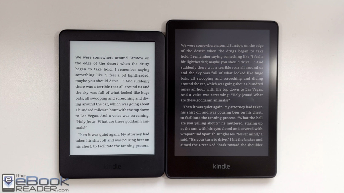Kindle Paperwhite 5 vs Kindle Comparison Review (Video)