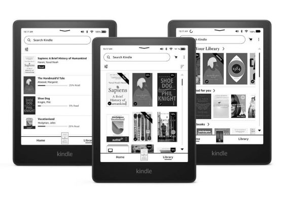 Kindle Updated Home and Library
