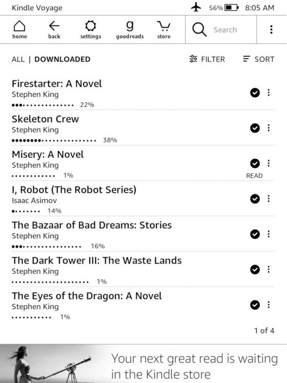 Kindle Book Length Dots