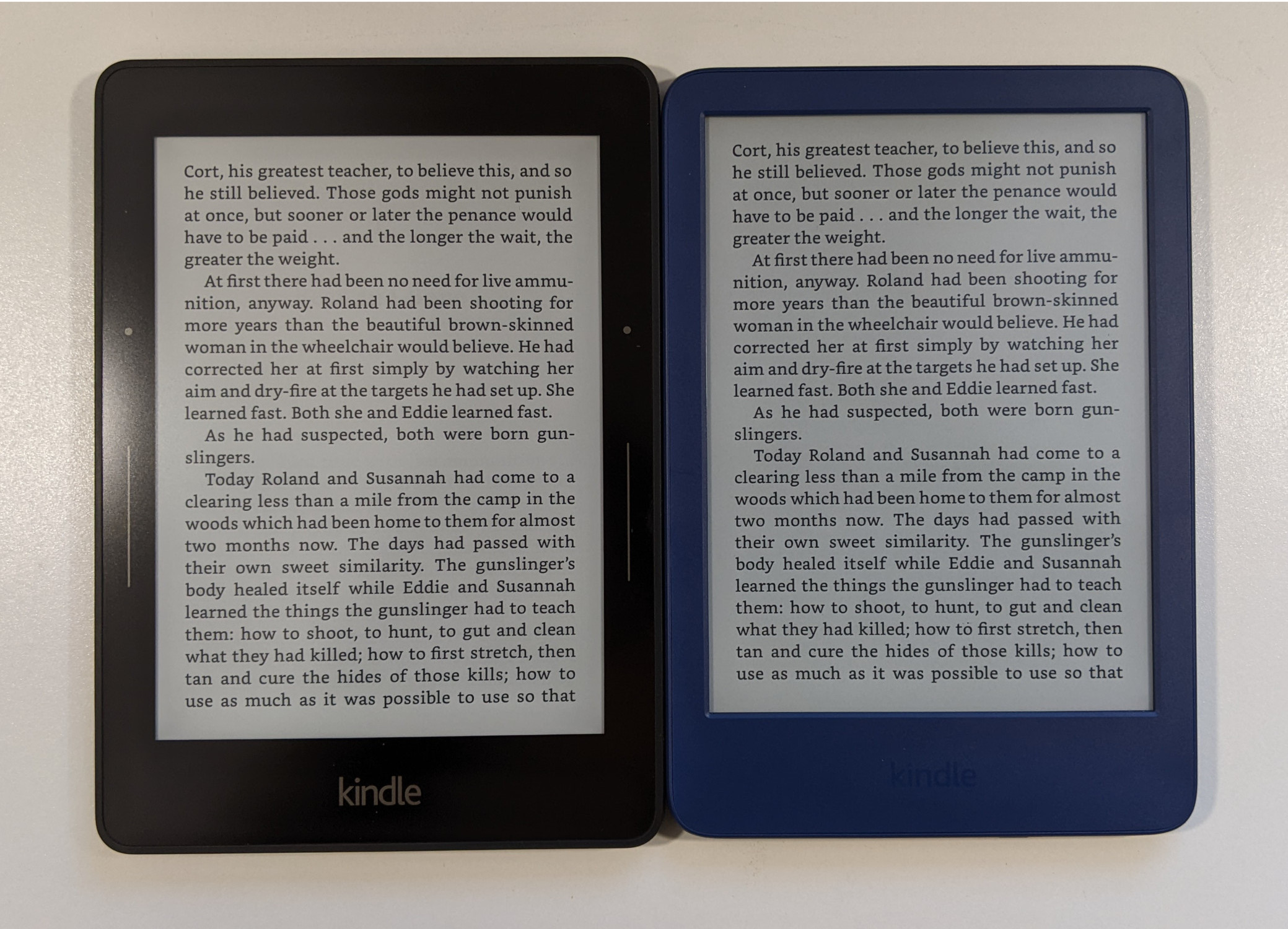 Kindle (2022) vs. Kindle Paperwhite, by Will Waldeck