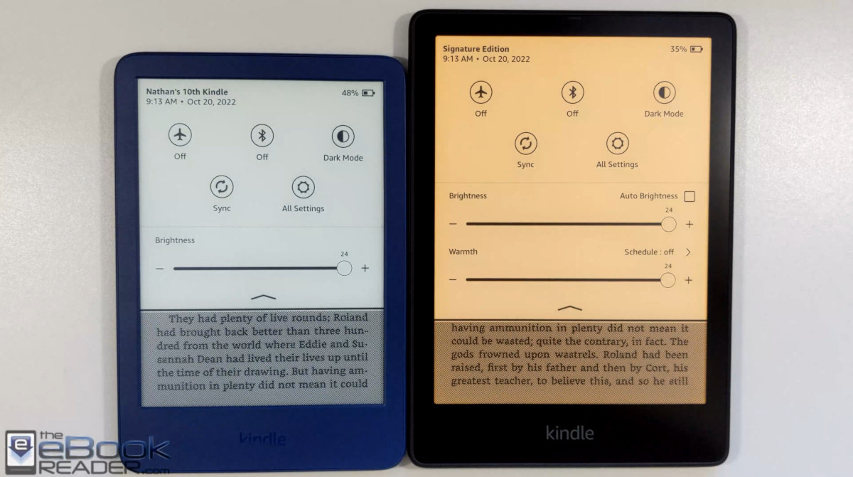 Kindle (2022) vs Kindle Paperwhite (2021)