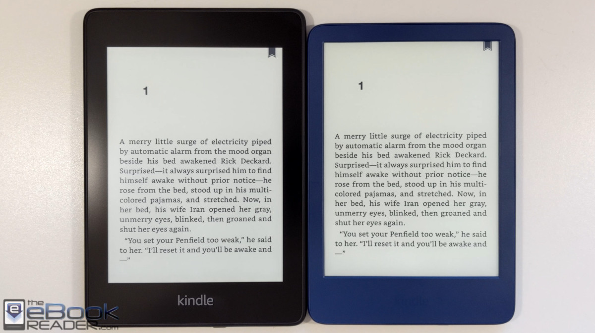 New Kindle vs Kindle Paperwhite 4 Comparison (Video)