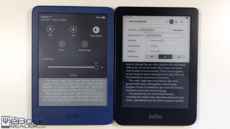 2022 Kindle vs Kobo Clara 2E Comparison Video | The eBook Reader Blog