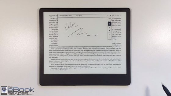 Kindle Scribe Landscape Notes