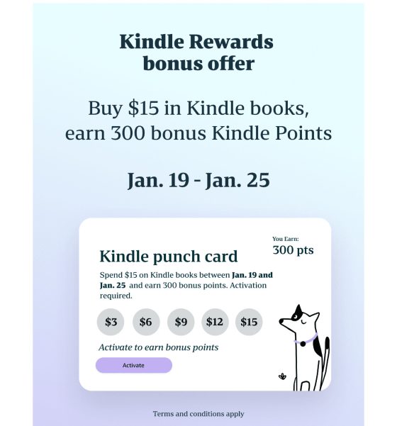 Kindle Rewards Bonus Offer