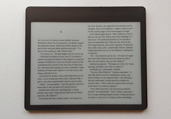 Kindle Scribe Two Column