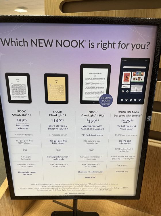 New Nook Glowlight 4 Plus