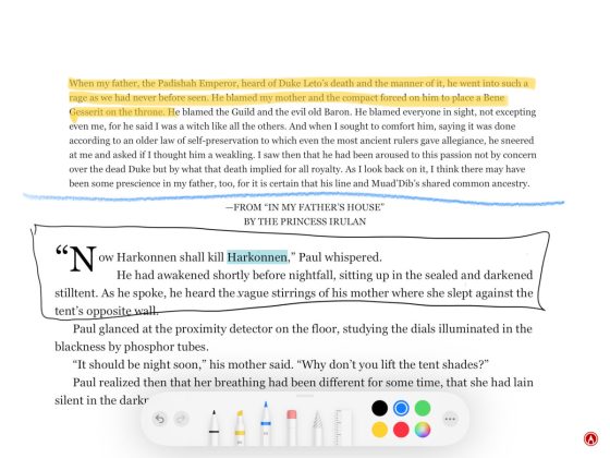 Kobo iPad Handwritten Notes