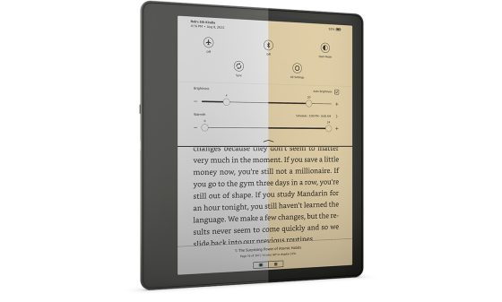 Kindle Scribe Menu Interface