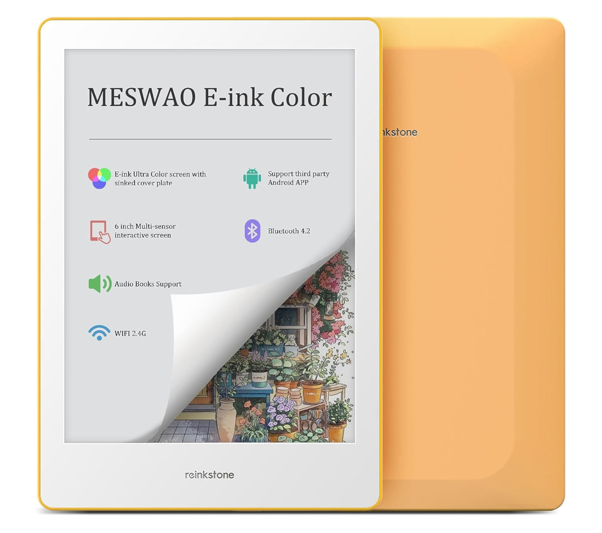 New Meswao eReader with 6″ Color E Ink Screen and Android 11