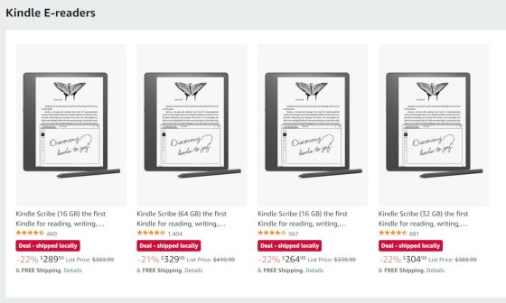 s Kindle Scribe is up to 22 percent off for Prime members