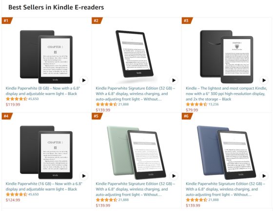 Kindle Best Sellers Cyber Monday