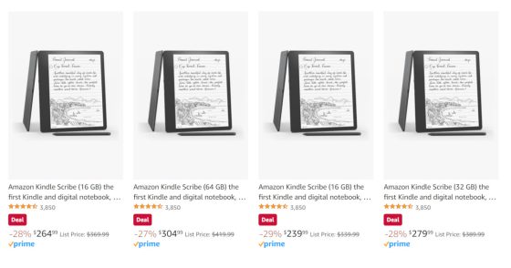 Kindle Scribe Black Friday Sales