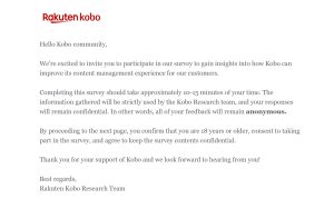 Kobo Survey