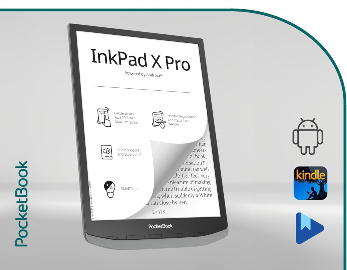 PocketBook InkPad X Pro is a 10.3 inch E Ink tablet with Android 8.1 -  Liliputing
