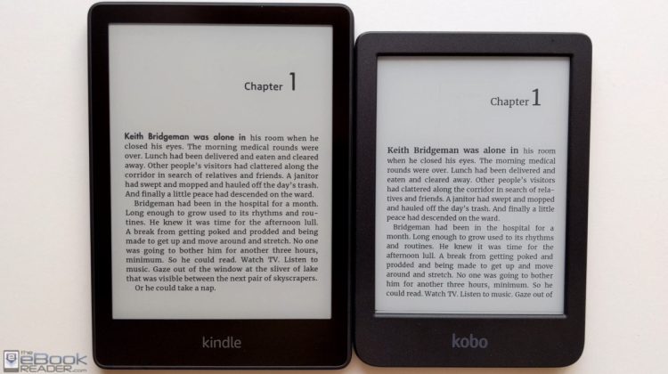 Kindle Paperwhite vs Kobo Clara BW Comparison Video