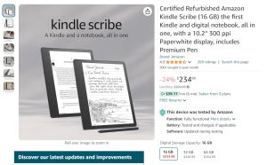 Kindle Scribe Deals