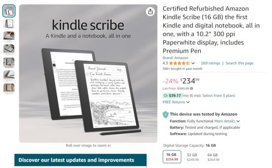 Kindle Scribe Deals