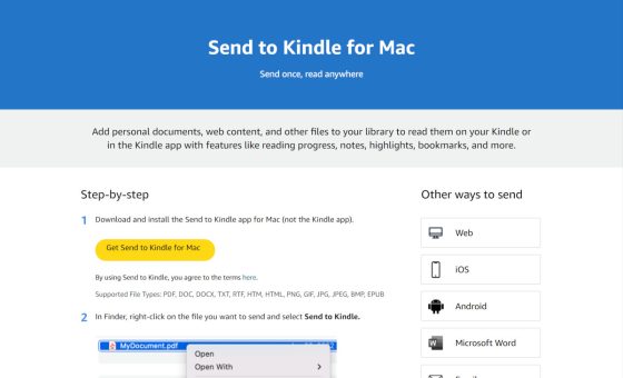 Kindle Mac MTP