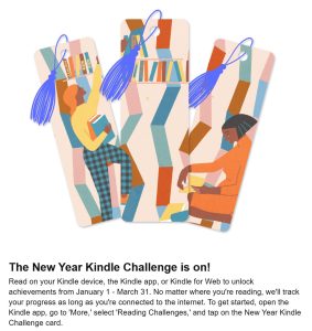 Kindle Reading Challenge