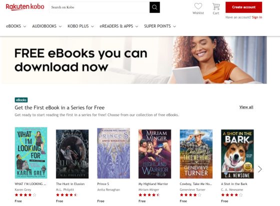 Free Kobo eBooks