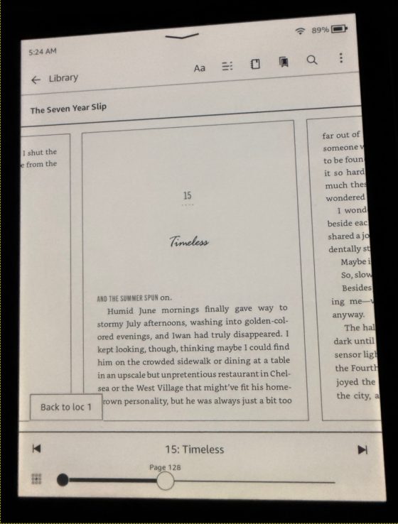 New Kindle Page View