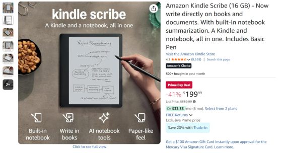 Kindle Scribe Sale