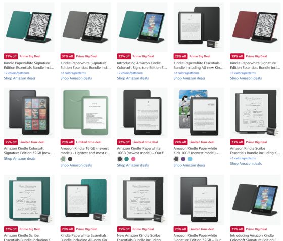 Kindle Sales Prime Big Deal Days