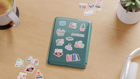 Kindle Stickers Clear Case