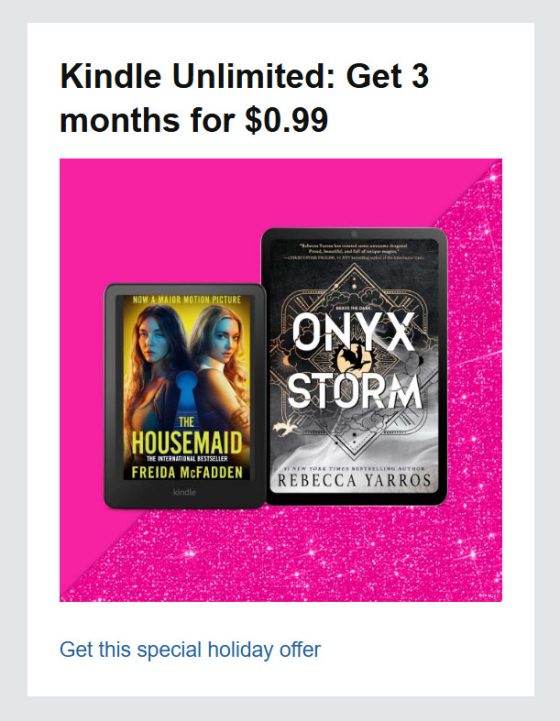 Kindle Unlimited Deal