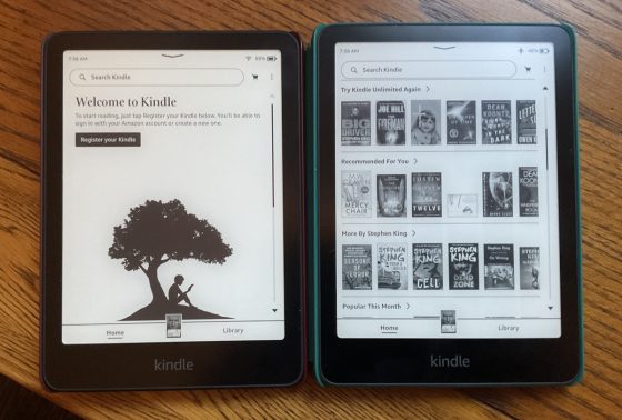 Kindle Broken Home Screen