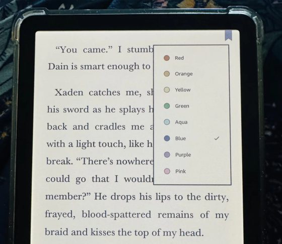 Kindle Color Bookmarks